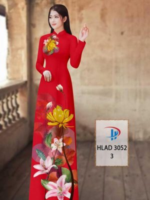 Vải Áo Dài Hoa Ly AD HLAD3052 47